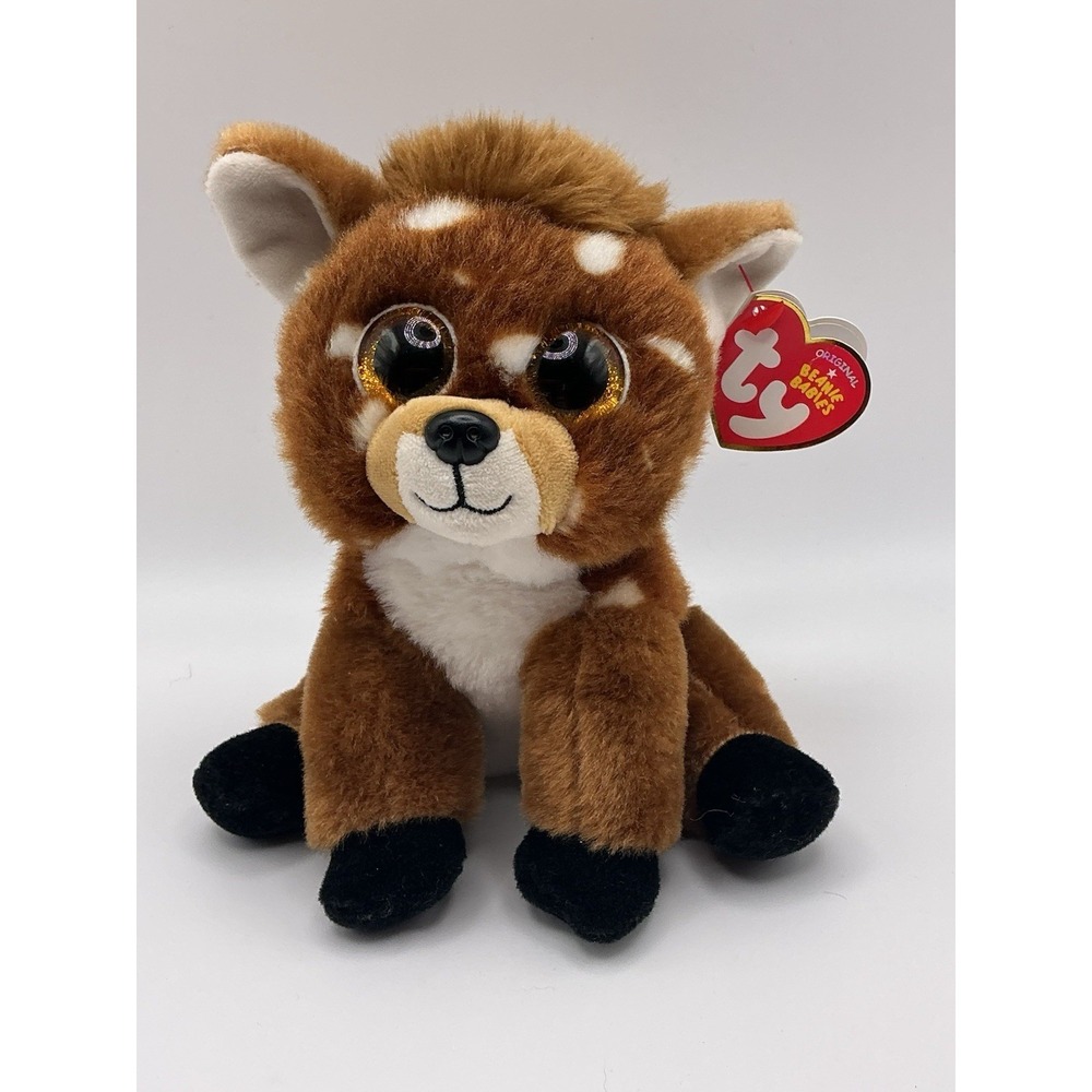 Ty Original Beanie Babies Buckley Deer 6" Plush Stuffed Animal Toy NWT 2022